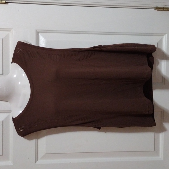 PINK Victoria's Secret Soft Seamless Muscle Brown Tank Top Size XXL 🆕 - Picture 1 of 10
